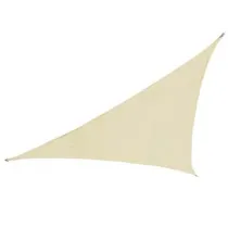 VELA OMBREGGIANTE POLIESTERE TRIANGOLARE  BEIGE