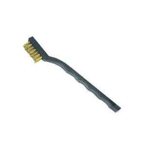 SPAZZOLA PER CANDELE OTTONE MANICO PLASTICA