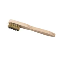 SPAZZOLA PER CANDELE OTTONE MANICO LEGNO