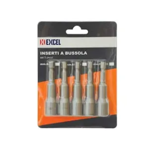 INSERTI A BUSSOLA MAGNETICI PER AVVITATORI SET PEZZI 5