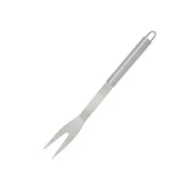 FORCHETTONE IN ACCIAIO INOX PER BARBECUE CON MANICO ALLUMINIO