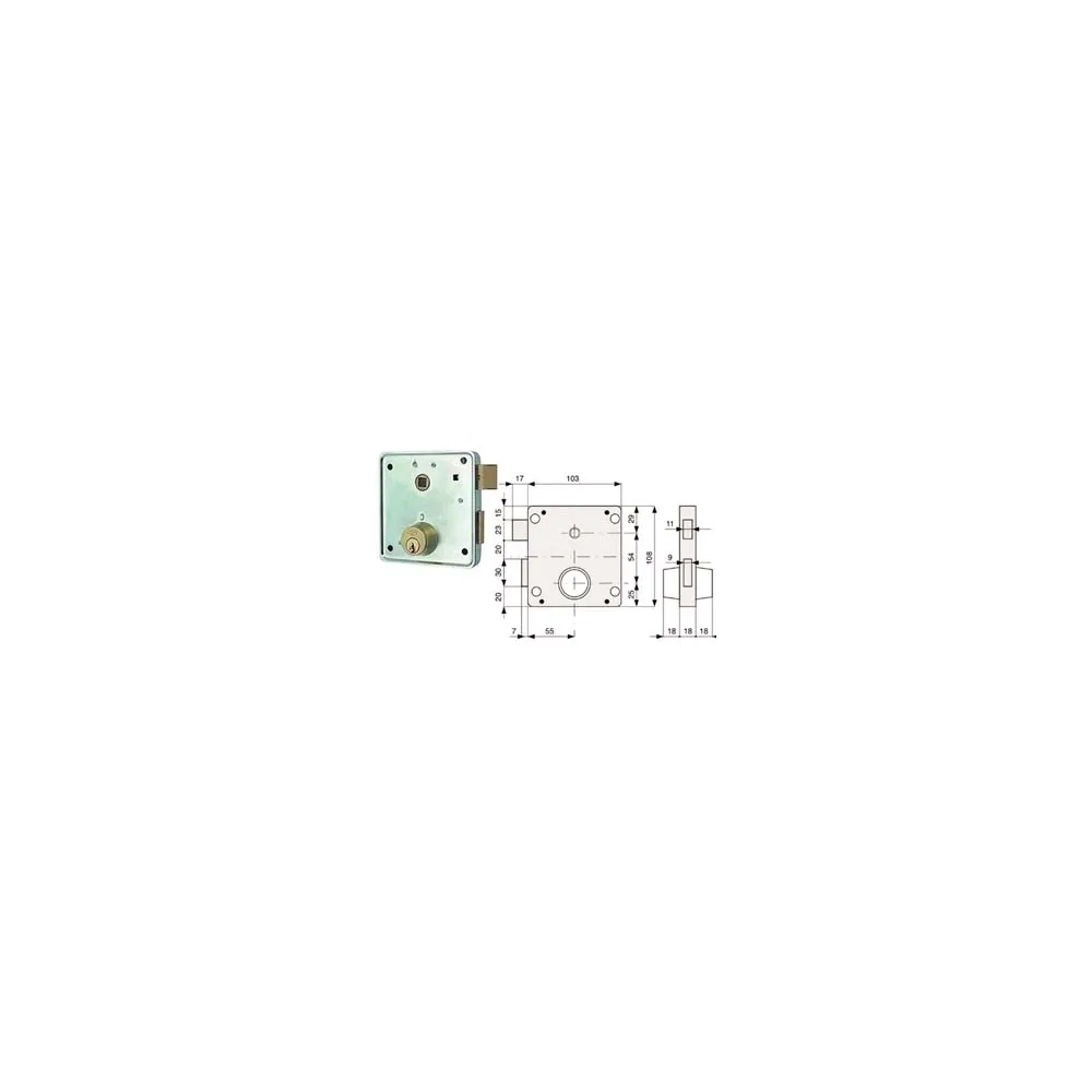 SERRAT. APPLIC. CANCELLI 2 MAND. E SCR. SEP. + QUADRO CIL. FISSI 433