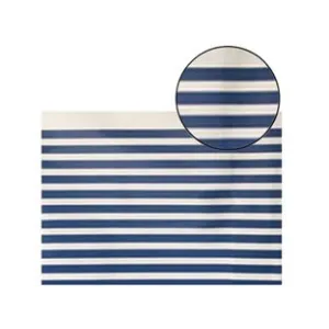 TENDA DOCCIA PEVA BIANCA/BLU "STRISCIA"