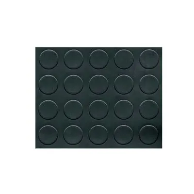 PAVIMENTO PVC BOLLE H.100 NERO MT.25