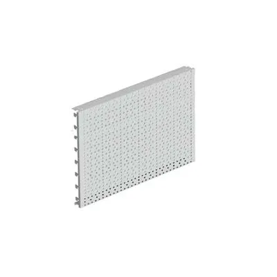 FONDALE IN LAMIERA FORATO MM.400H GRIGIO RAL 7035
