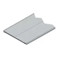 RIPIANO IN LAMIERA FORATA VERNICIATO GRIGIO RAL 7035