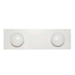 APPENDIABITI IN LEGNO 2 POSTI BIANCO