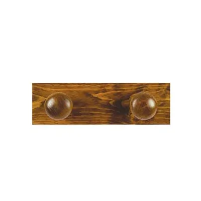 APPENDIABITI IN LEGNO 2 POSTI NOCE