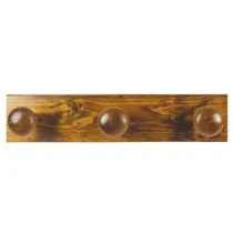 APPENDIABITI IN LEGNO 3 POSTI NOCE