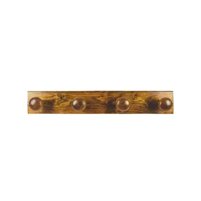 APPENDIABITI IN LEGNO 4 POSTI NOCE