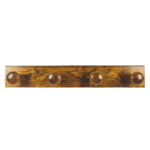 APPENDIABITI IN LEGNO 4 POSTI NOCE