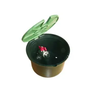 POZZETTO PVC TONDO CON COPERCHIO E RUBINETTO