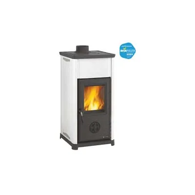 STUFA A LEGNA TEA 7 KW BIANCA