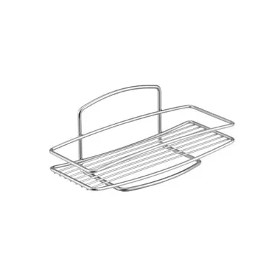 MENSOLA BAGNO CUCINA RETTANGOLARE 1 PIANO SERIE ONDA
