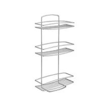 MENSOLA BAGNO CUCINA RETTANGOLARE A 3 PIANI SERIE ONDA
