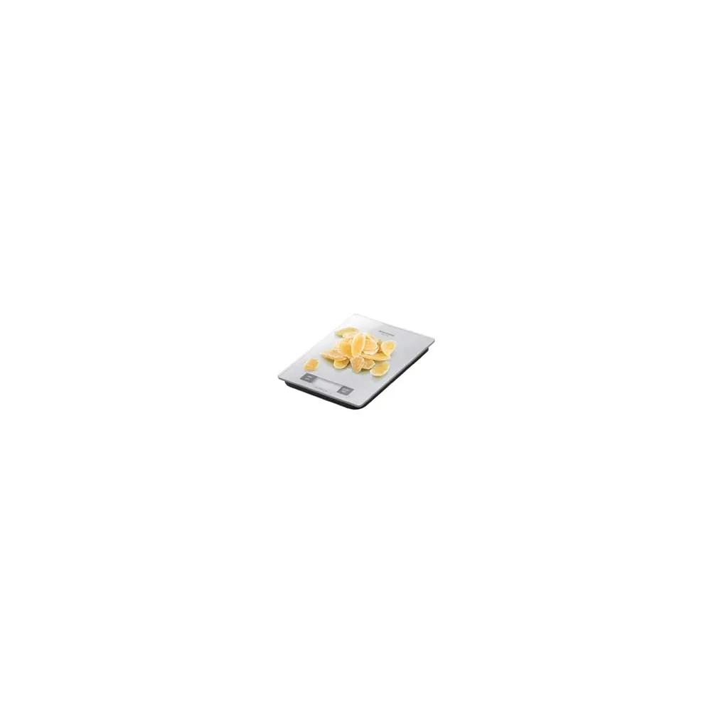 BILANCIA DA CUCINA ELETTRONICA KG.5 "ACCURA" PIANO IN VETRO