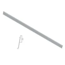 PORTAPREZZO PVC H40 BASCULANTE PER RIPIANO LAMIERA