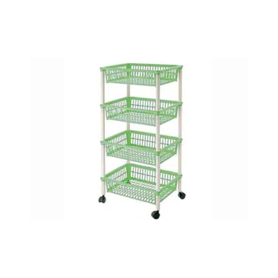 CARRELLO MITO 4 PIANI CON RUOTE CM.40X29X85H.