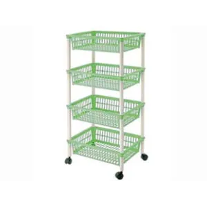 CARRELLO MITO 4 PIANI CON RUOTE CM.40X29X85H.