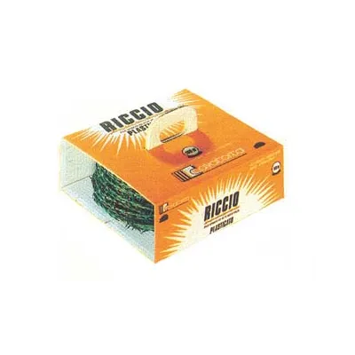 FILO FERRO SPINATO MT.100 ZINCATO E PLASTIFICATO "RICCIO"