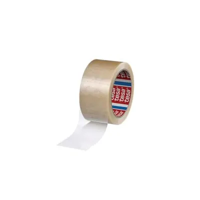 NASTRO IMBALLO ADESIVO PVC TRASPARENTE SILENZIOSO
