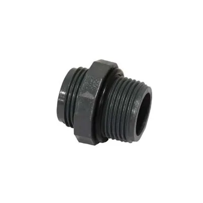 NIPLES (PP) FILETTATO MASCHIO MASCHIO CON O-RING IN POLIPROPILENE