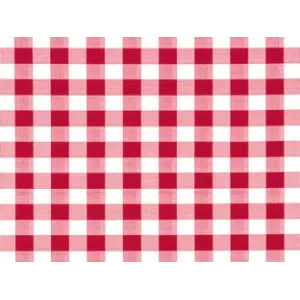 TOVAGLIATO SUNNY FELPATO QUADRETTATO ROSSO