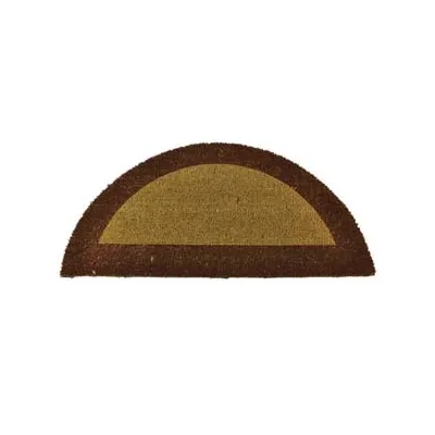 ZERBINO ECOCO SEMICERCHIO CM.40X80 MARRONE SPESSORE MM.18