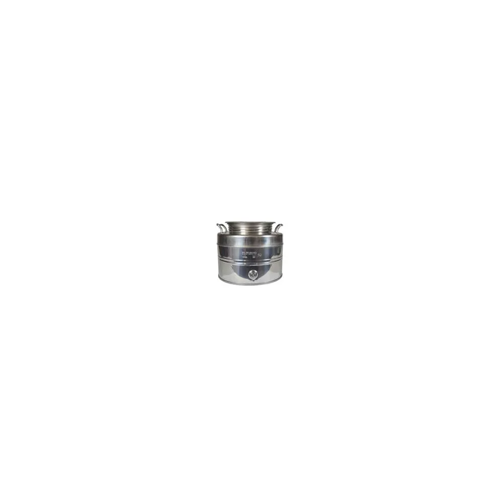 FUSTO INOX PER OLIO GRAFFATO LT.10