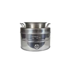 FUSTO INOX PER OLIO GRAFFATO LT.10