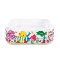 PISCINA GONFIABILE QUADRA  "AQUARIUM"  +3 ANNI