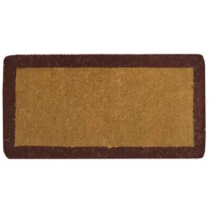 ZERBINO IMPERIALE A FASCIA MARRONE SPESSORE MM.38