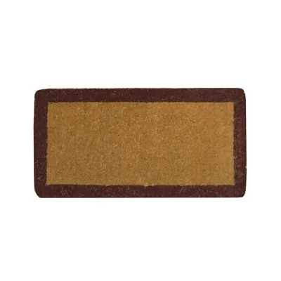 ZERBINO IMPERIALE A FASCIA MARRONE SPESSORE MM.38