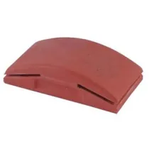 TAMPONE IN GOMMA PER CARTA ABRASIVA CON FISSAGGIO MANUALE