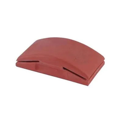 TAMPONE IN GOMMA PER CARTA ABRASIVA CON FISSAGGIO MANUALE