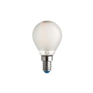 LAMPADA FILO LED SFERA STICK SATINATA E14