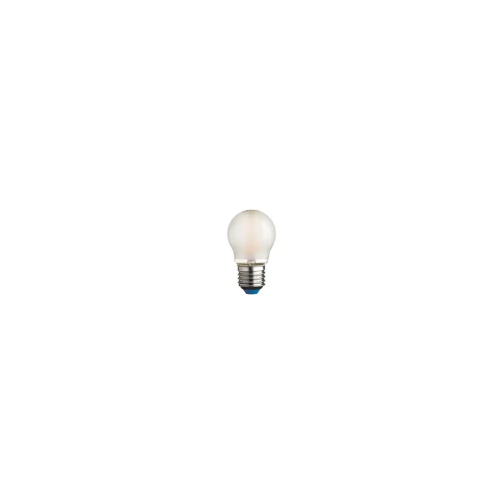 LAMPADA FILO LED SFERA STICK SATINATA E27