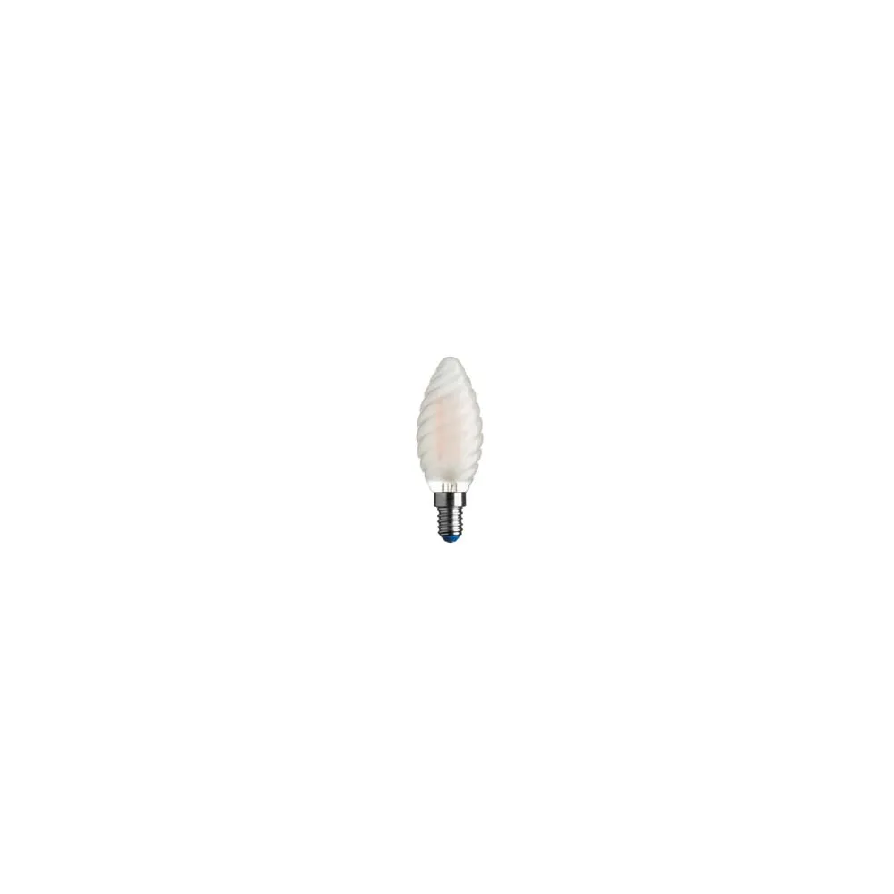 LAMPADA FILO LED TORTIGLIONE STICK SATINATA E14