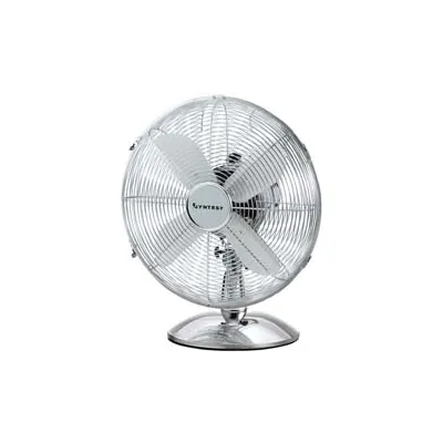 VENTILATORE DA TAVOLO IN ACCIAIO CROMATO CM.40