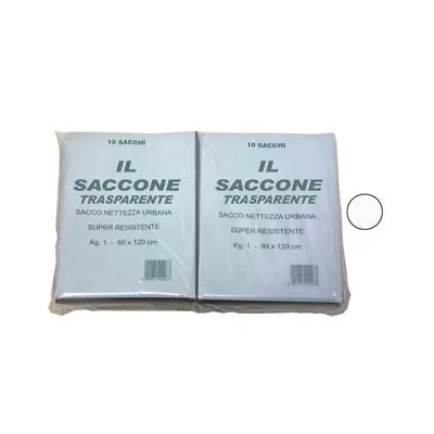 SACCO "IL SACCONE" TRASPARENTE PZ.10