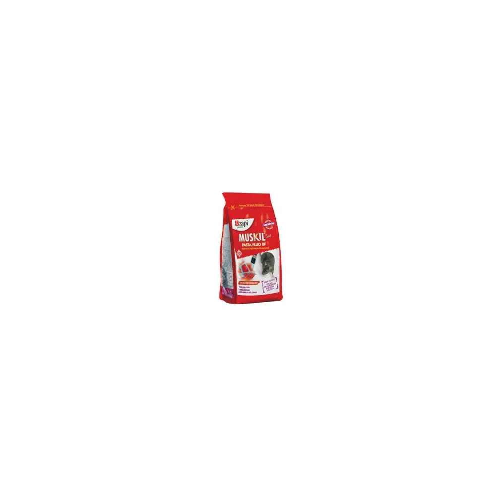 TOPICIDA MUSKIL NEXT PASTA FLUO ROSSA GR.150
