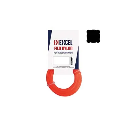 FILO PER DECESPUGLIATORE IN NYLON QUADRO ARANCIO