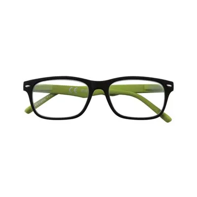 OCCHIALE LETTURA MONTATURA POLICARBONATO NERO/VERDE B3