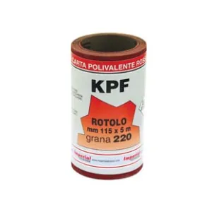 CARTA RESINATA AL CORINDONE CON SUPPORTO LATTICE KPF IN MINIROLL