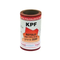 CARTA RESINATA AL CORINDONE CON SUPPORTO LATTICE KPF IN MINIROLL