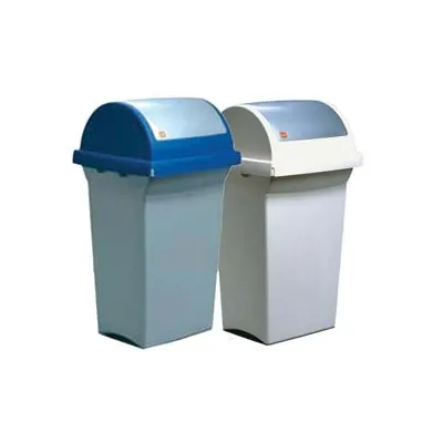BIDONE CON COPERCHIO BASCULANTE LT.50