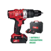 TRAPANO AVVITATORE A BATTERIA LITIO 18V 2AH PERCUSSIONE TRB05 ONLY1