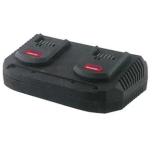 CARICABATTERIA DOPPIO 18V 2x3
