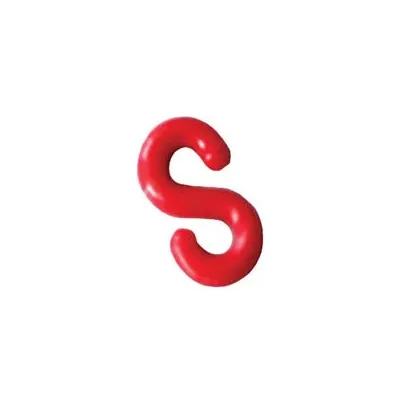 GANCIO A "S" PER CATENA IN PLASTICA