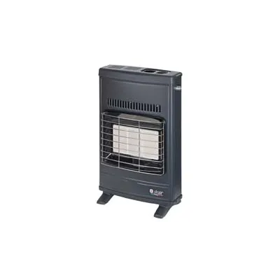 STUFA INFRAROSSI  A GAS METANO VENTILATA 4200W GRIGIA